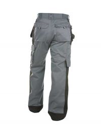 Dassy mens work pants Seattle with holster pockets and knee pad pockets two-tone